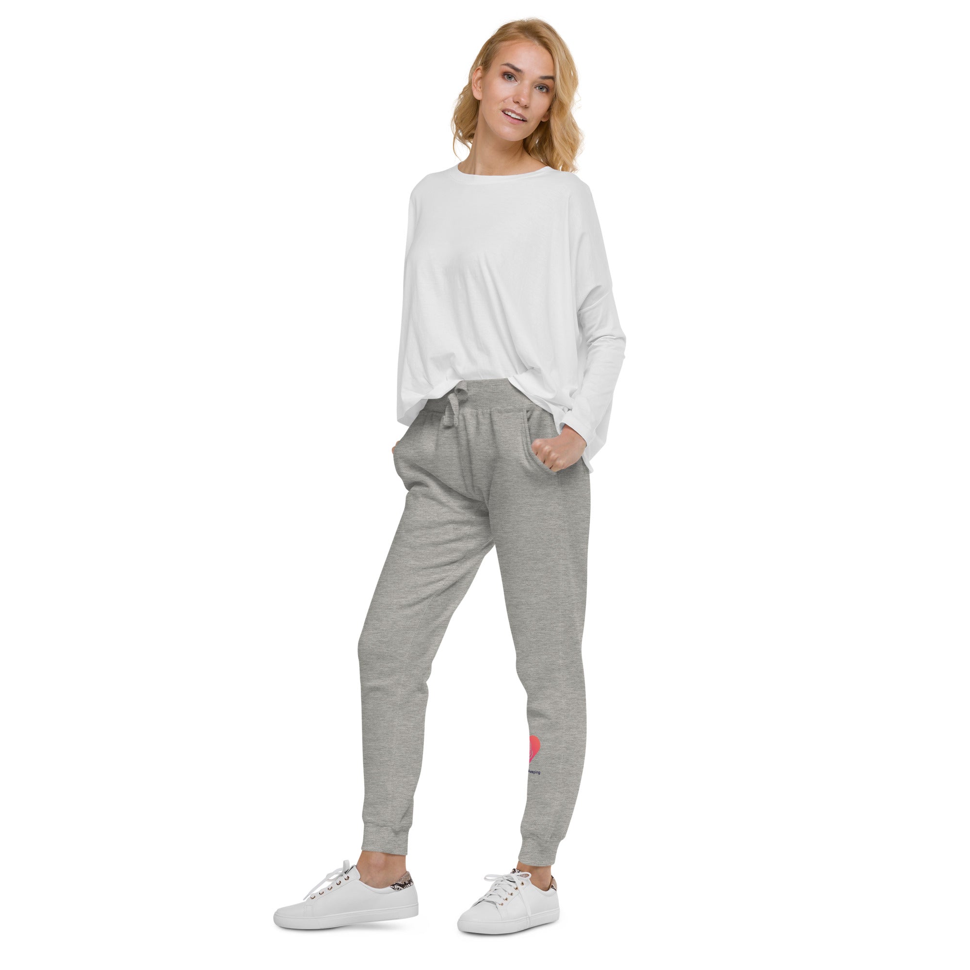 I Love Bookkeeping Unisex fleece sweatpants (More colors available)